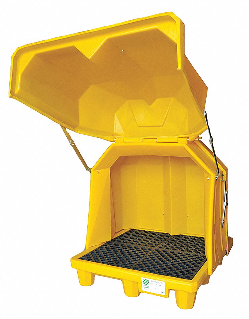 Coverd Drum Spll Cntnmnt Pallet 54 in L