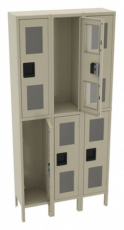Wrdrb Lckr 2x3Lckr Sand 78 x36 x12 Assm