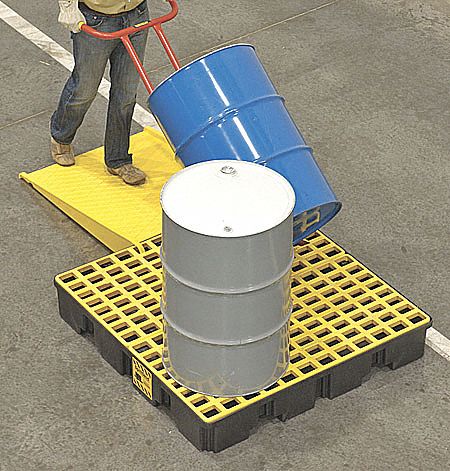Drum Spill Cntnmnt Pallet 4 Drum 8k lb.
