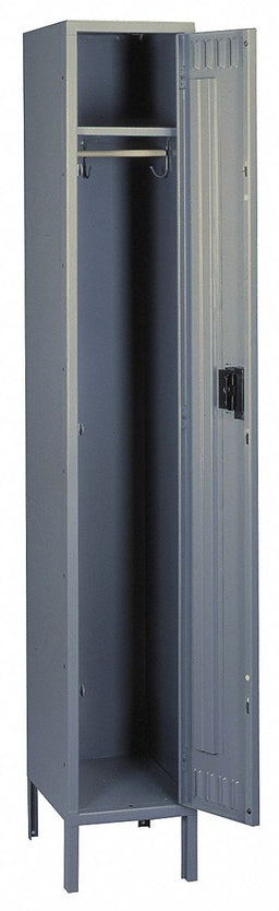 F0409 Lckr 1x1Lckr Gray 66 x12 x18 UnAssm