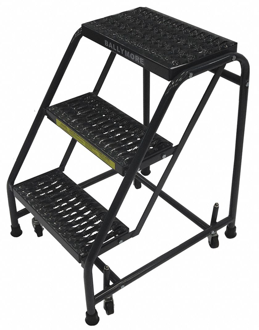 Rolling Ladder Steel 28-1/2 In.H