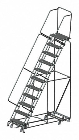 Lockstep Rolling Ladder Steel 110 In.H