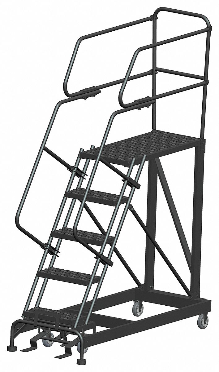Roll Work Platform Steel Single 50 In.H