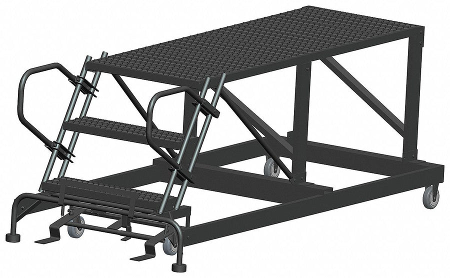 Roll Work Platform Steel Single 30 In.H