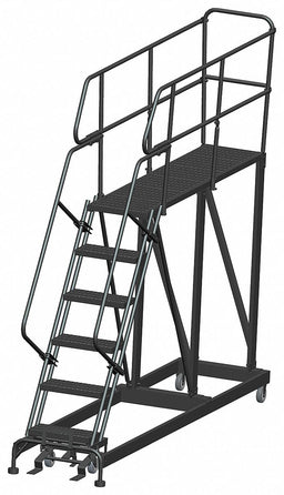 Roll Work Platform Steel Single 60 In.H