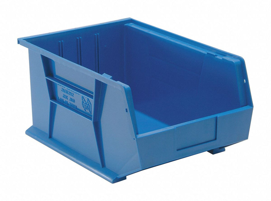F0608 Hang and Stack Bin Blue PP 8 in