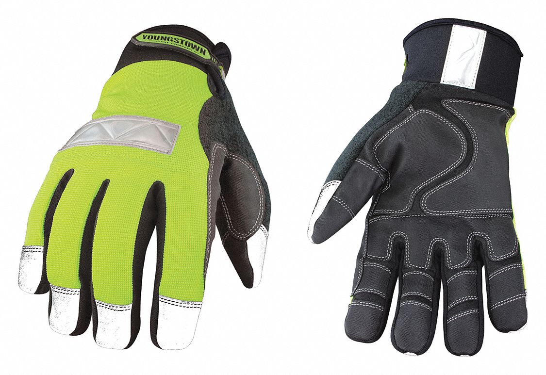 Cold Protection Gloves M Hi Vis Green PR