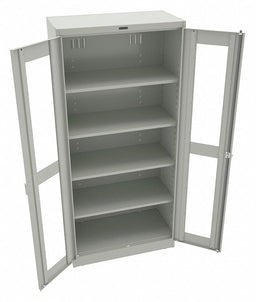E4468 Storage Cabinet 78 x36 x18 LtGry 4Shlv