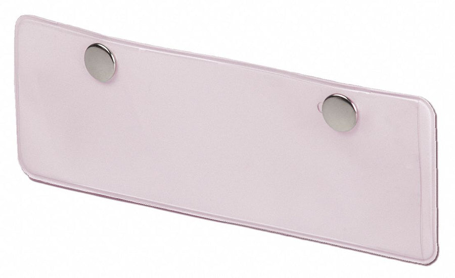 Label Holder Pink Smooth Pocket