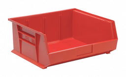 F0607 Hang and Stack Bin Red PP 7 in