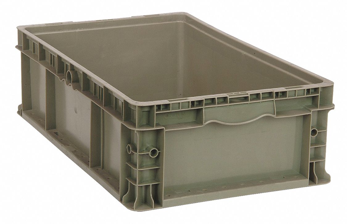 Straight Wall Ctr Gray Solid HDPP