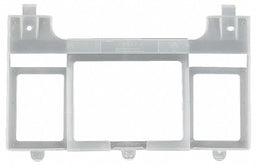 Label Holder Gray Plastic Slide-In