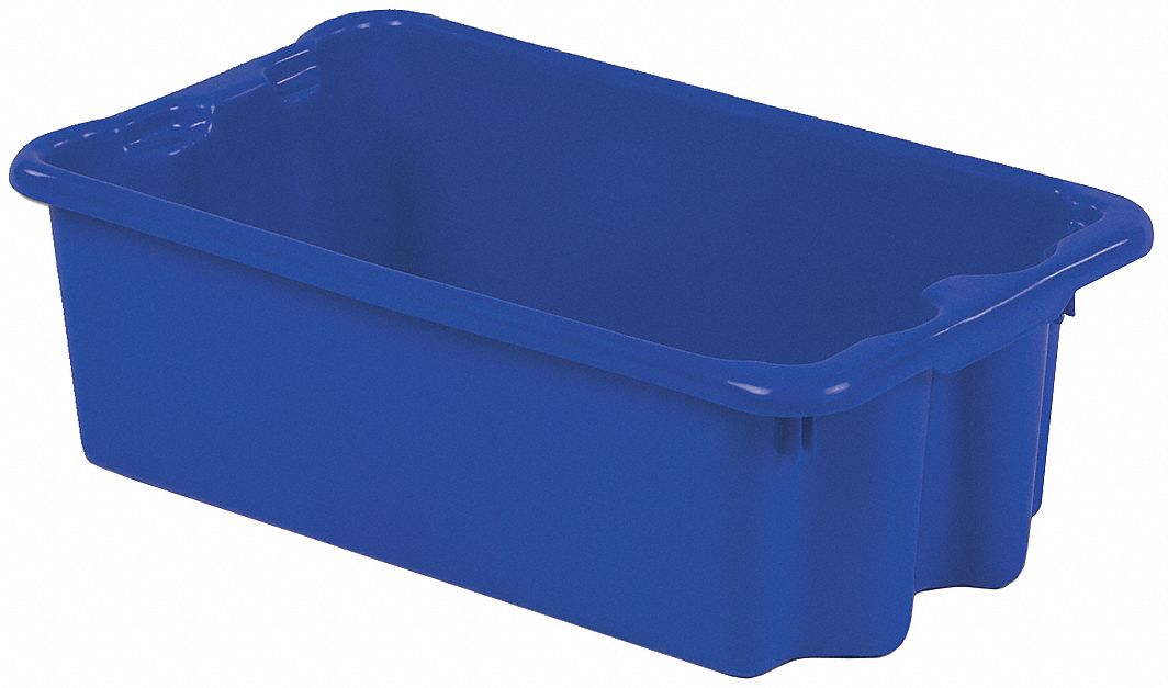 Stk and Nest Ctr Blue Solid Polyethylene