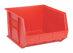 F0611 Hang and Stack Bin Red PP 11 in