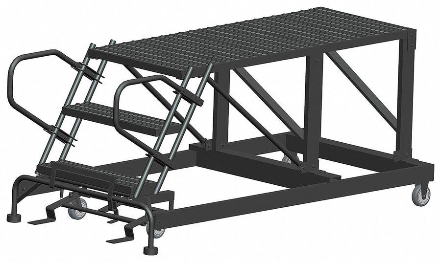 Roll Work Platform Steel Single 30 In.H