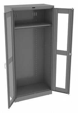 E4470 Storage Cabinet 78 x36 x18 MdGry 1Shlv
