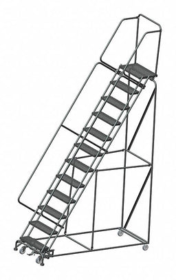 Lockstep Rolling Ladder Steel 120 In.H
