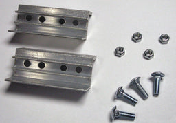 Mounting Bracket Aluminum Silver PK2