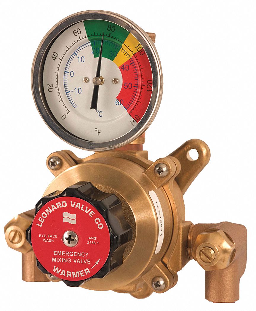Emergency Mixing Valve Bronze 1/2 in.NPT