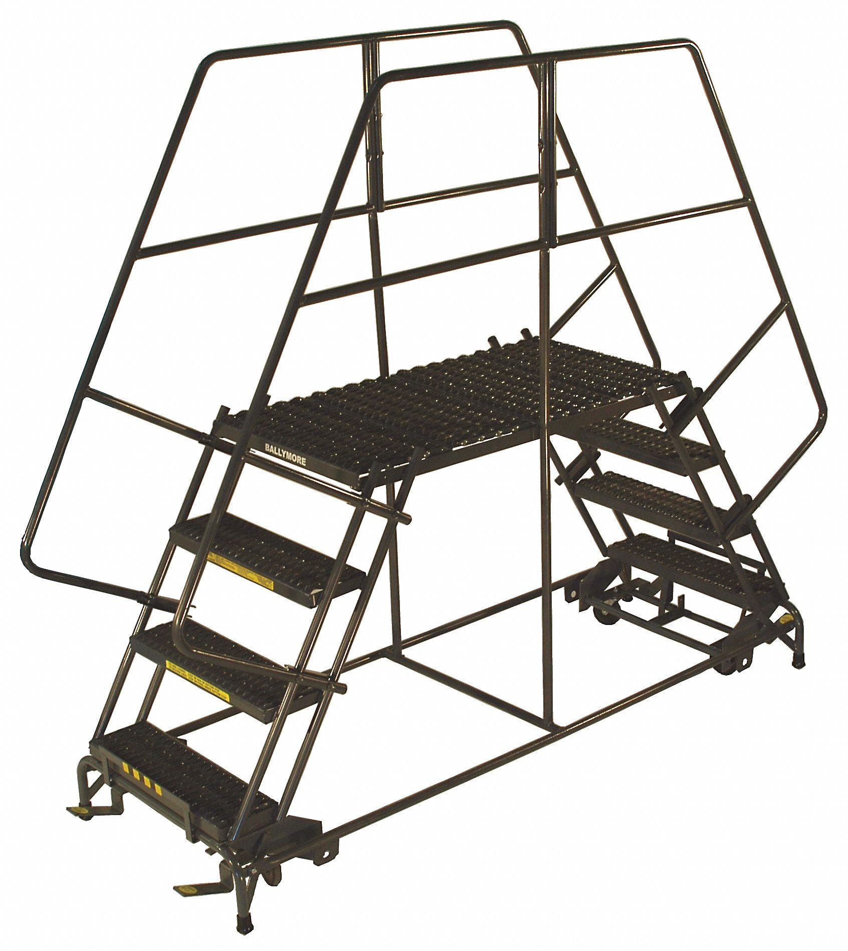 Rolling Work Platform Steel Dual 60 In.H