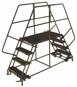Rolling Work Platform Steel Dual 40 In.H