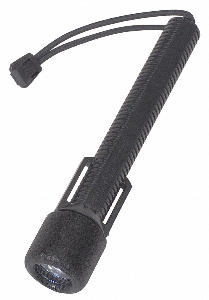 Handheld Flashlight ABS PolyCarb Black