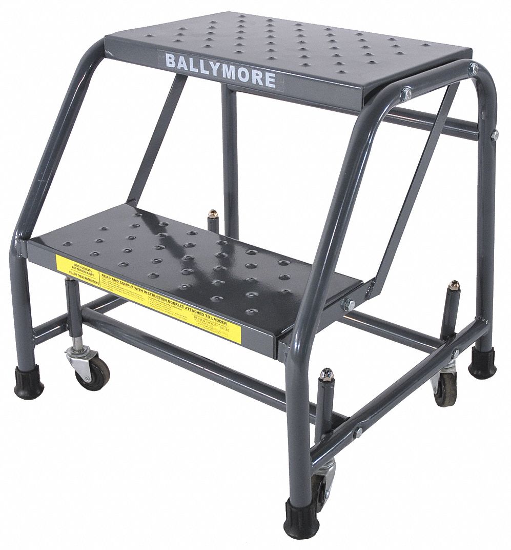 Rolling Ladder Steel 19 In.H