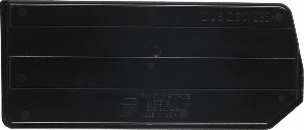 Divider 4 3/8 in Black 6 PK6