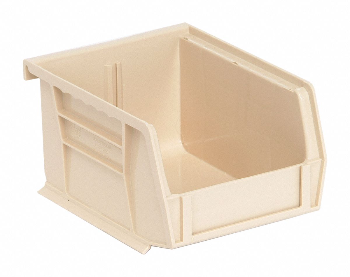 F0598 Hang and Stack Bin Ivory PP 3 in
