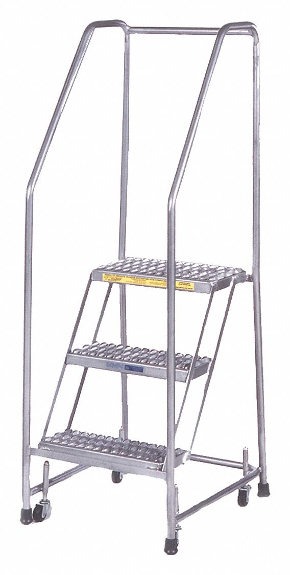 Rolling Ladder Aluminum 19 In.H