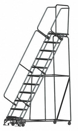 Lockstep Rolling Ladder Steel 110 In.H