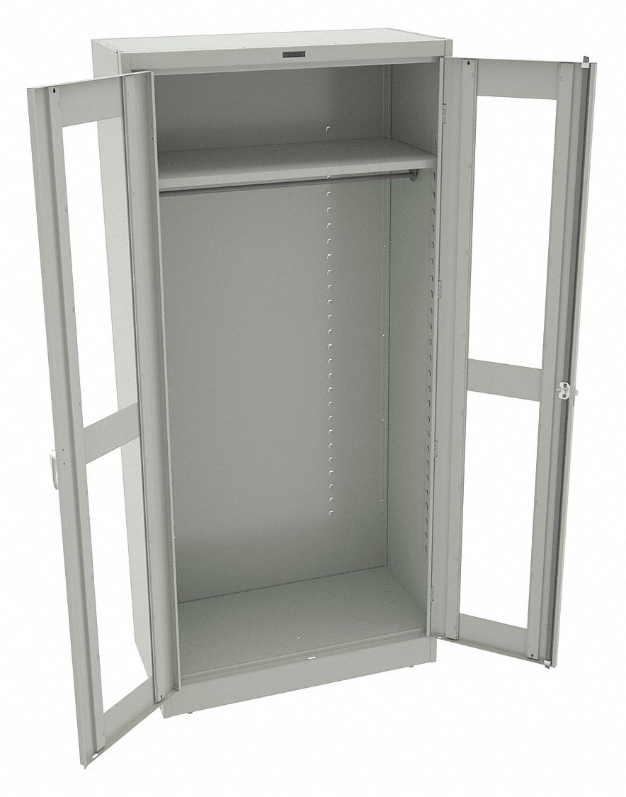 E4481 Storage Cabinet 78 x36 x18 LtGry 1Shlv