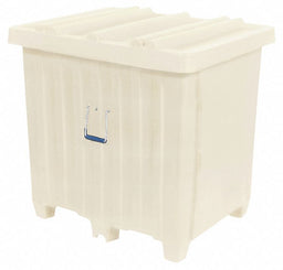 Ribbed Wall Container White