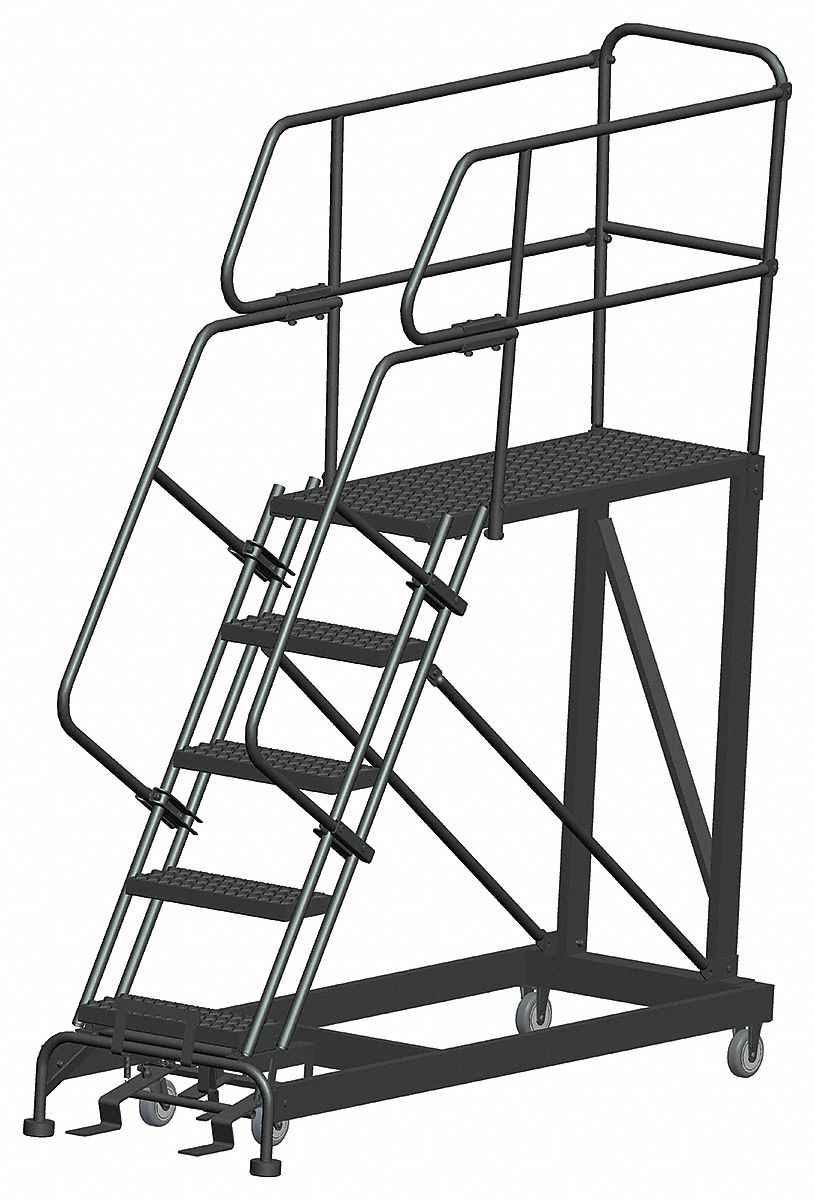 Roll Work Platform Steel Single 50 In.H