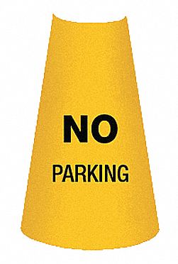 Traffic Cone Collar Yw/Blk No Prking PK6