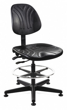 Drafting Chair 52 in H Black