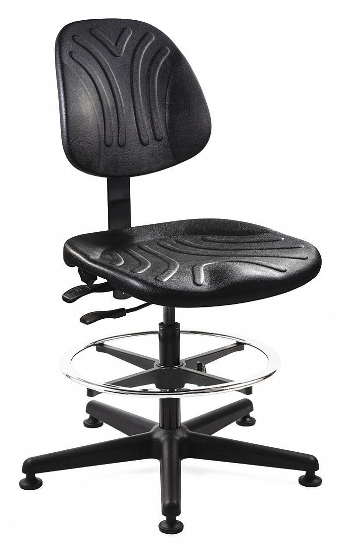 Drafting Chair 52 in H Black