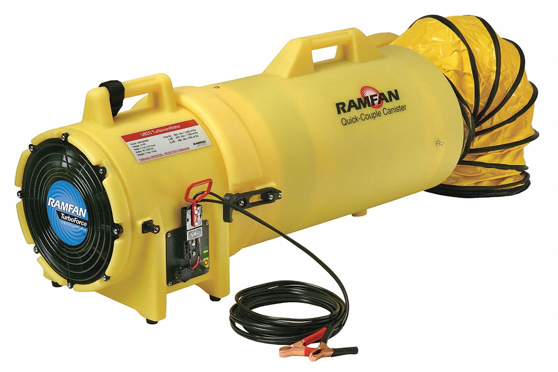 Conf.Sp.Fan Axial 25ft. 8In. Duct 1/4HP