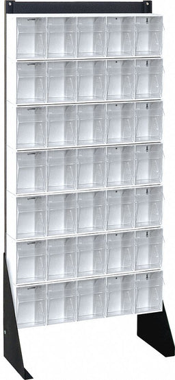 Bin Storage Rack Powder Coated 52 in