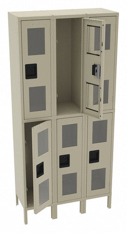 Wrdrb Lckr 2x3Lckr Sand 78 x36 x15 Assm