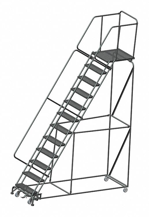 Lockstep Rolling Ladder Steel 120 In.H