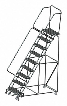 Lockstep Rolling Ladder Steel 90 In.H