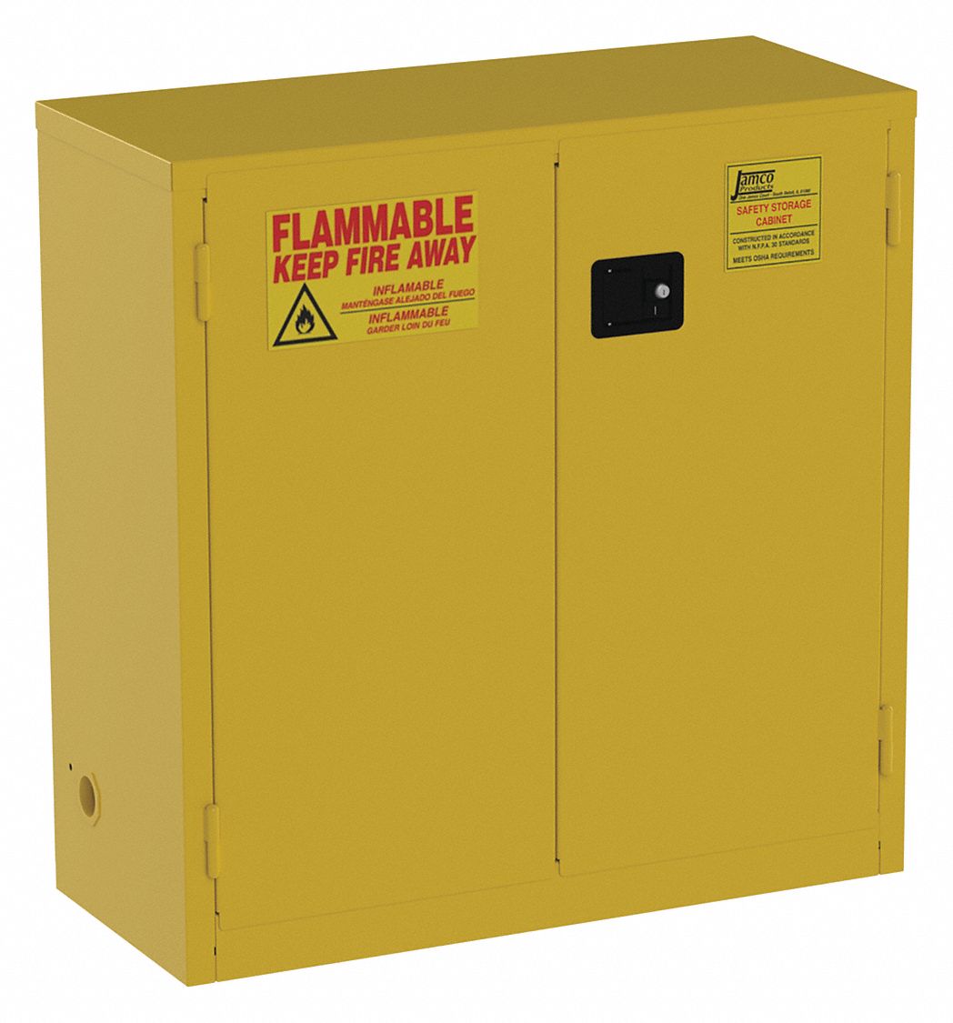 Cabinet 2-Dr 30 gal Flammable 18x44x43