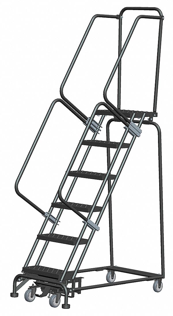 Lockstep Rolling Ladder Steel 60 In.H