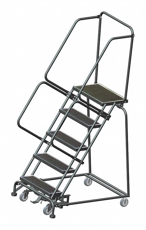 Slope Lockstep Roll Ladder Steel 50 In.H