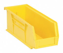 E1526 Hang and Stack Bin Yellow PP 4 in
