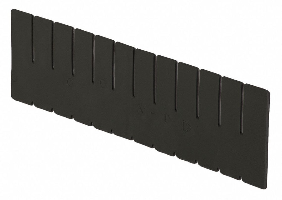 Divider Black Polyethylene 4 7/16 in