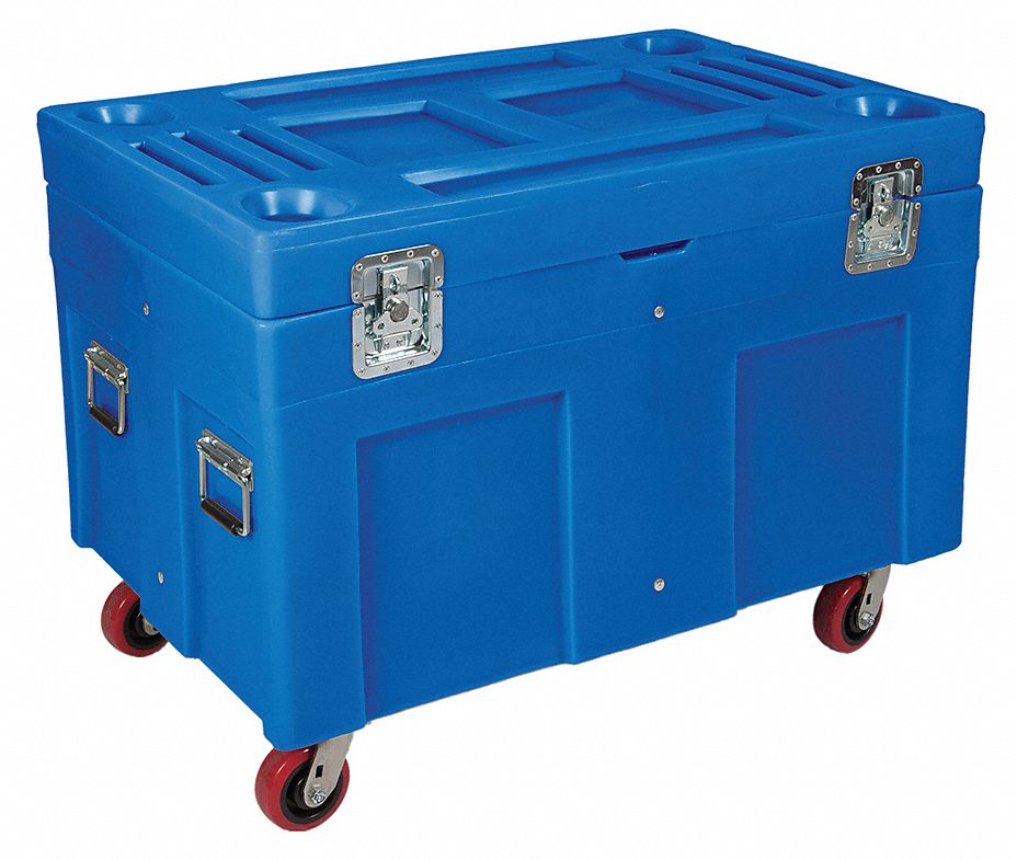 F1330 Storage Cart Blue Polyethylene 34 in