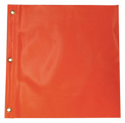 Handheld Warning Flag Fluorescent Orange