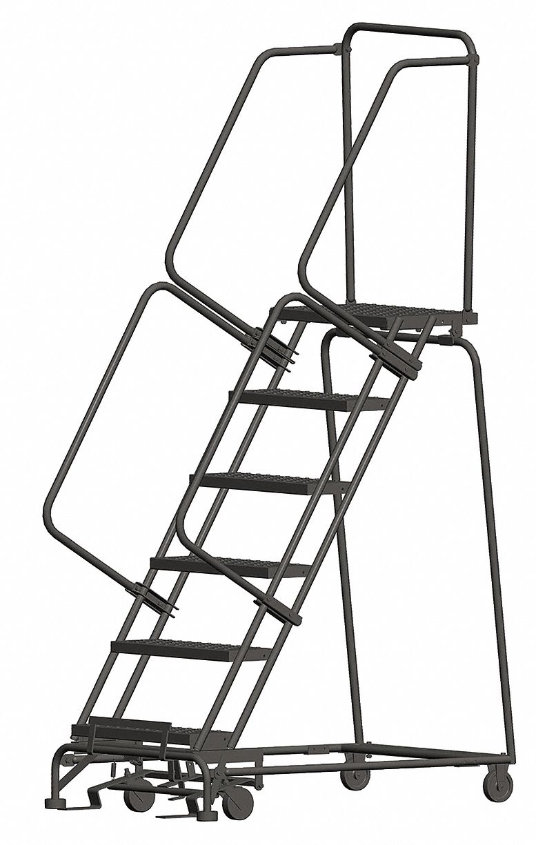 Lockstep Rolling Ladder Steel 60 In.H